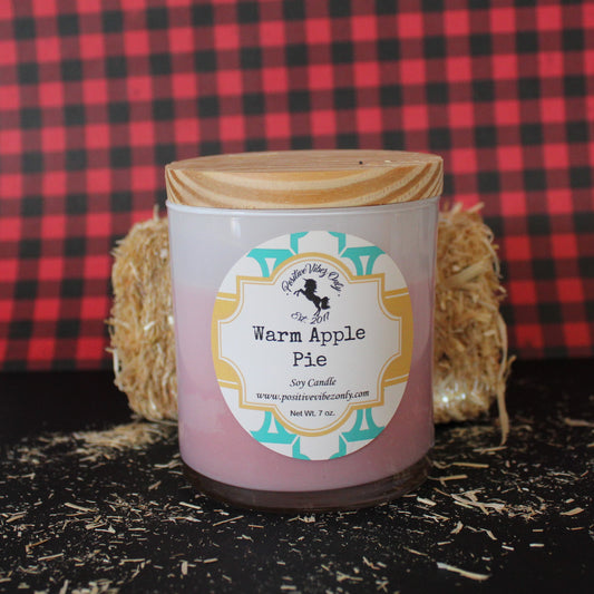 Warm Apple Pie Fall Scented Candle